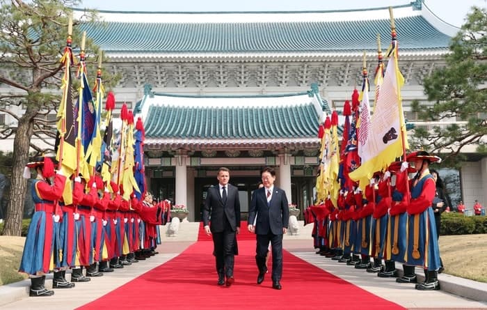 한-프랑스 정상회담, '글로벌 전략적 동반자' 격상
