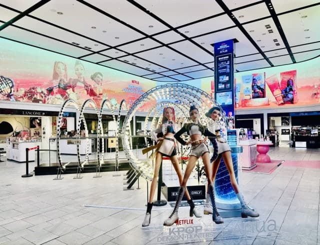 "케데헌과 K-뷰티의 만남" 신세계면세점, '아누아X케데헌' 팝업스토어 열어…글로벌 고객 잡아라