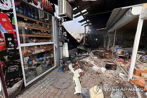 러시아 드론, 우크라 시장 공격…5명 사망 21명 부상