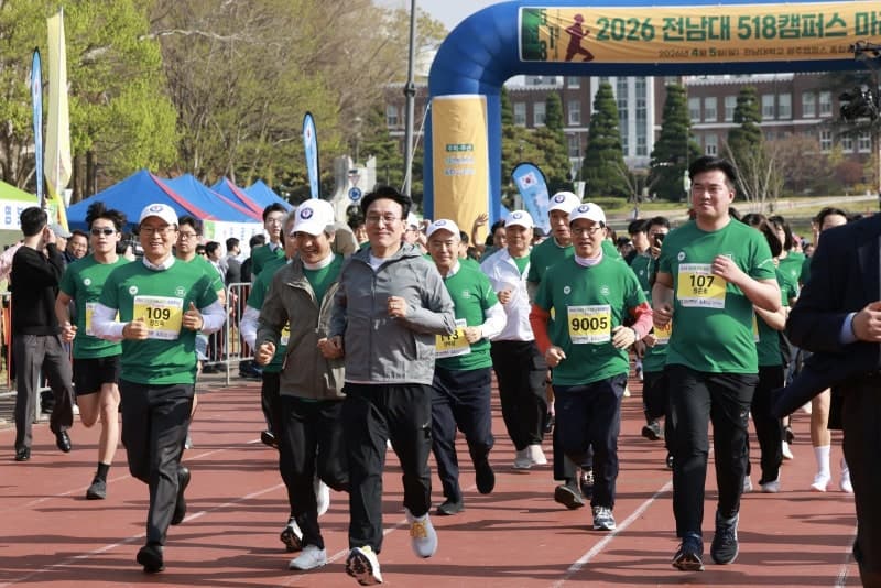 김민석 총리, 5·18 마라톤 참가 "광주·전남 통합 '뉴호남' 韓 선두주자 될 것"