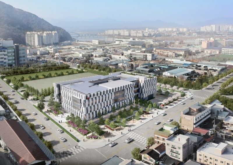 한전, 춘천에 국내 최초 대형 업무시설 '제로에너지빌딩 1등급' 사옥 신축