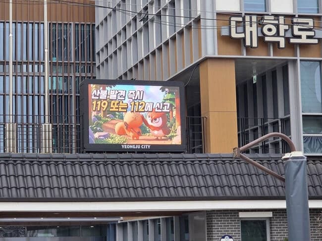 영주시, 재난정보 전달 강화…고해상도 안내전광판 15곳 본격 운영