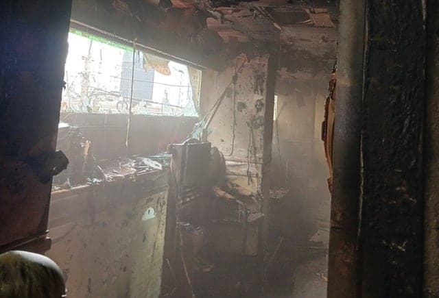 인천 계양구 상가건물 2층서 불…2명 화상 입고 병원 이송