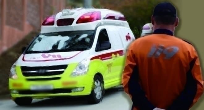 의령 야산 재해복구 작업 중 40대 6m 추락…심정지 이송