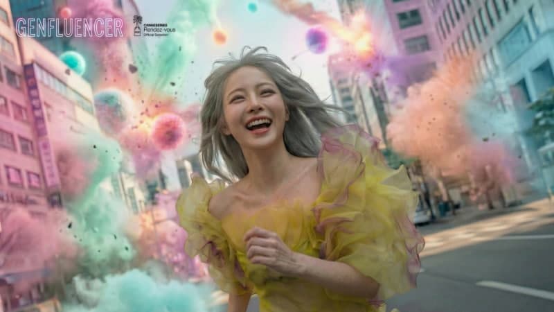 한국 AI 장편 '젠플루언서', AI만 738컷으로 칸 시리즈 공식 초청