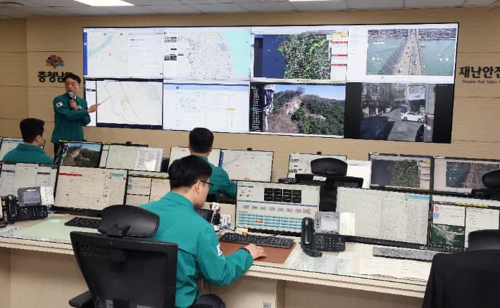 충남도, 6만7천대 CCTV '눈'으로 재난 실시간 감시…종합 모니터링 시스템 구축