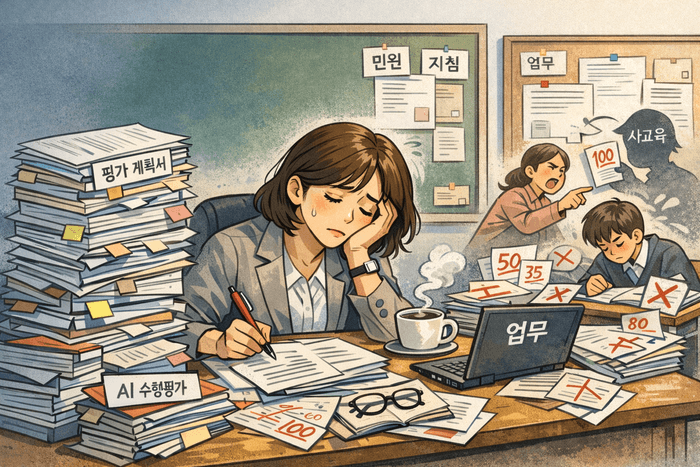 교사 93% "평가계획서 과도"…"민원 시 보호 못 받아" 공교육 평가, 행정과 민원 대응 우선