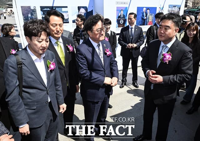 이호재 회장 인사말, 우원식-오세훈-이준석 관람 '제62회 한국보도사진전 개막'