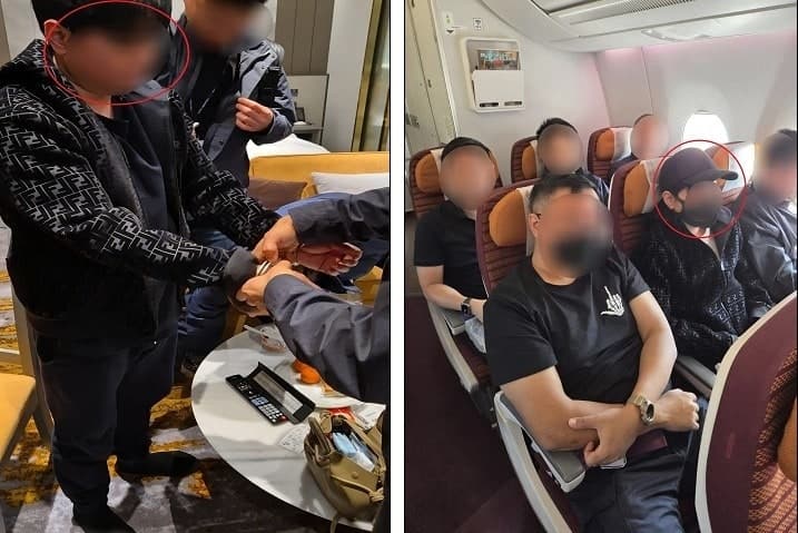 국정원, '25년 마약왕' 태국인 강남 호텔서 검거·추방…필로폰 4조원어치 유통 혐의