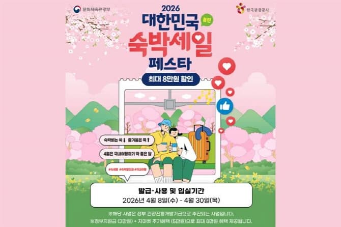 G마켓, '숙박세일 페스타' 참여…봄 맞이 국내여행 최대 8만원 할인