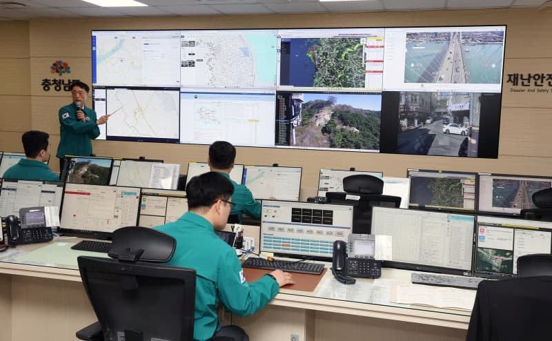충남, 6만7500개 '디지털 눈'으로 재난·재해 실시간 감시