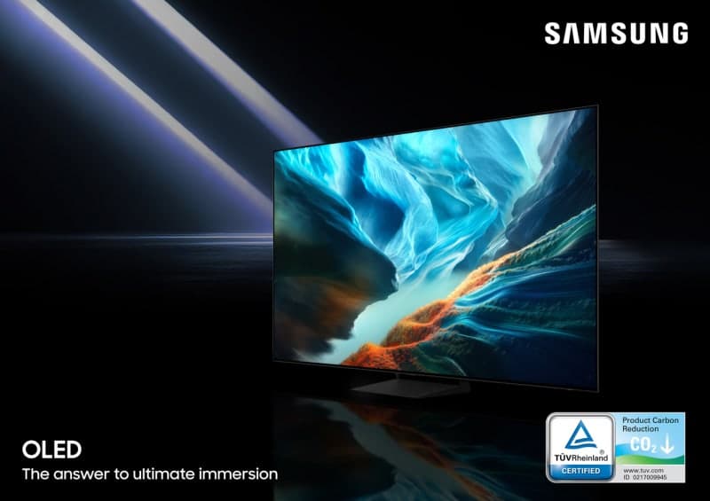 삼성전자 TV·사운드바, 독일 TUV 라인란드 '탄소저감' 인증 획득