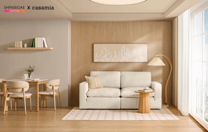 신세계라이브쇼핑, 까사미아 '캄포 플러스 미니' 소파 온라인 단독 판매