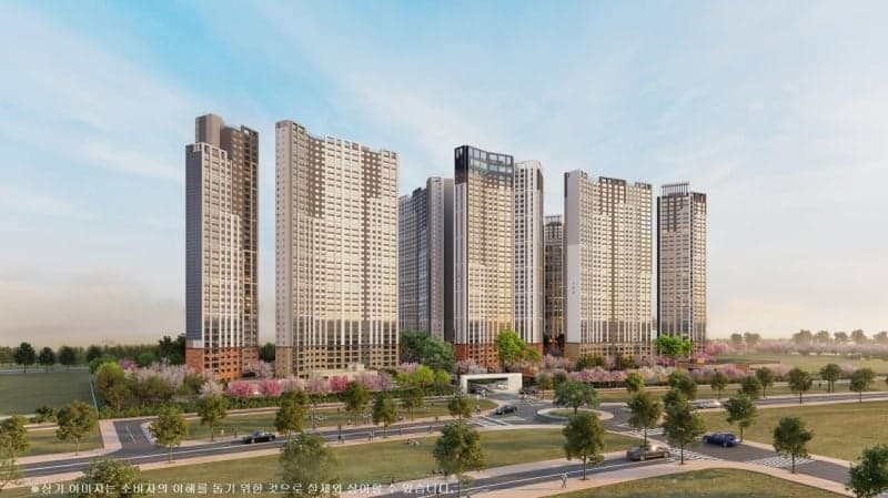 대우건설, '업성 푸르지오 레이크시티' 10일 견본주택 개관…1,460가구 공급