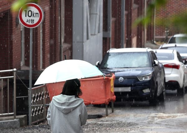 "우산 단단히 잡으세요" 전국 비바람 동시 공습 예보, 제주 최대 250mm 강수
