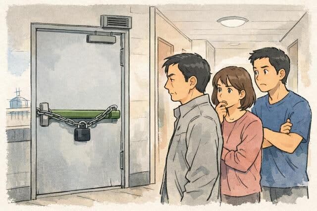 "불나면 어디로?" 수도권 노후 아파트 옥상문 '태반'이 잠김·방치…대피 정보도 제공 안해