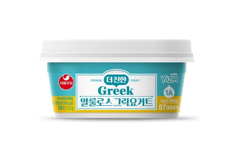 서울우유, 저당 트렌드 반영 '더 진한 알룰로스 그릭요거트' 출시