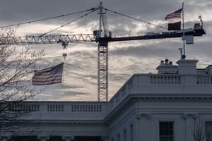 “미 철강 살린다더니”…트럼프, 백악관 연회장에 유럽산 철강 기부받아 논란