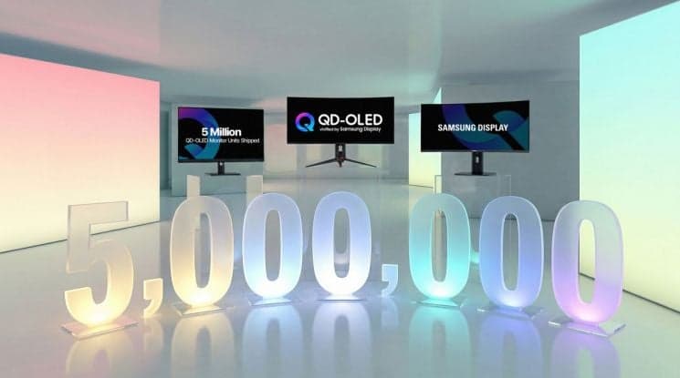 "LCD 저물고 QD-OLED 온다"…삼성디스플레이, 모니터용 QD-OLED 누적 출하 500만대 돌파