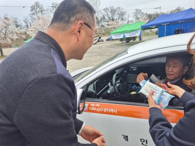 한국도로공사 강원본부, 택시 하이패스 단말기 보급 확산 위한 현장 홍보