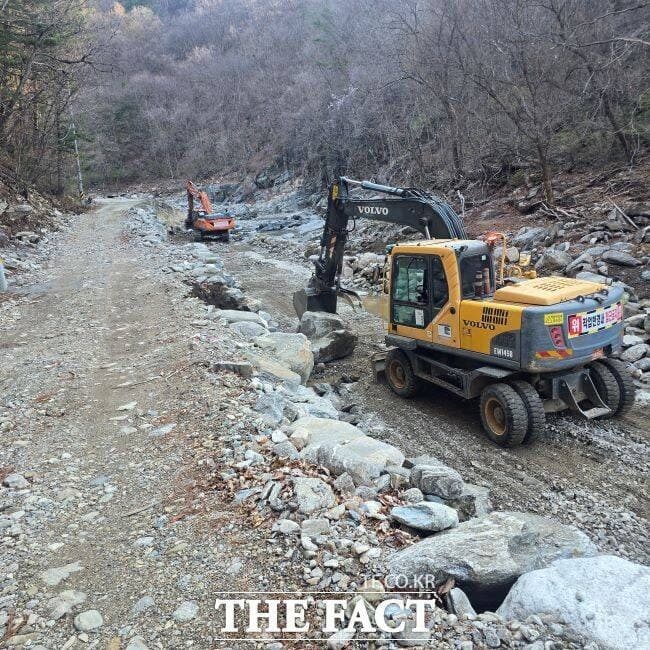 경기도, 지난해 폭우 피해 '연인산도립공원' 6월까지 항구 복구 추진