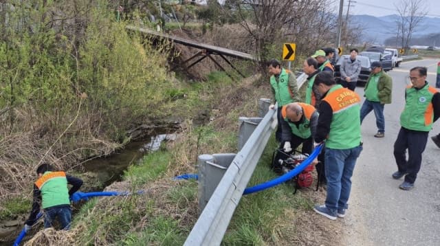 횡성군, 여름철 극한호우 대비 민·관·군 합동 실전 대응 훈련 및 주민대피 교육 실시