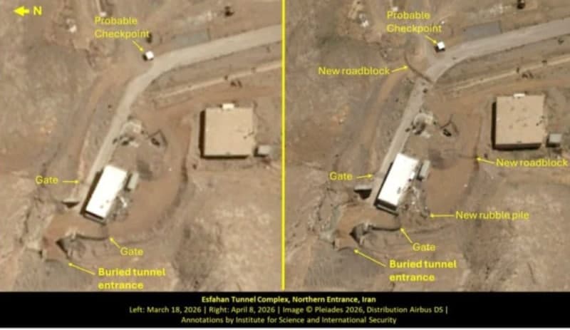 "이란, 이스파한 핵시설 입구에 '흙벽' 쌓고 버티기… 美지상군 막을 장애물"