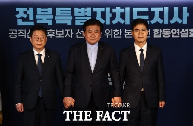 민주 전북지사 경선 '진흙탕'…이원택 확정 속 안호영 불복, 김관영 무소속 출마 고심