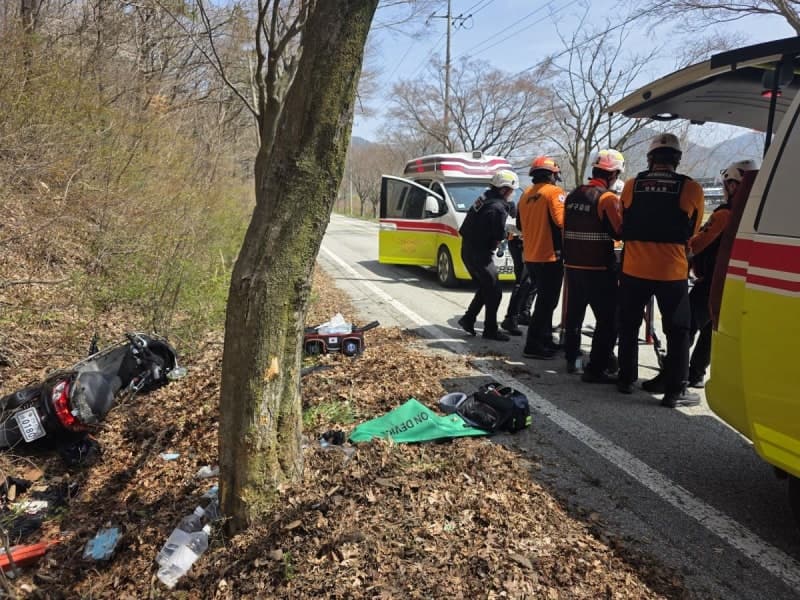 순창 도로 달리던 오토바이 전도…70대 운전자 숨져