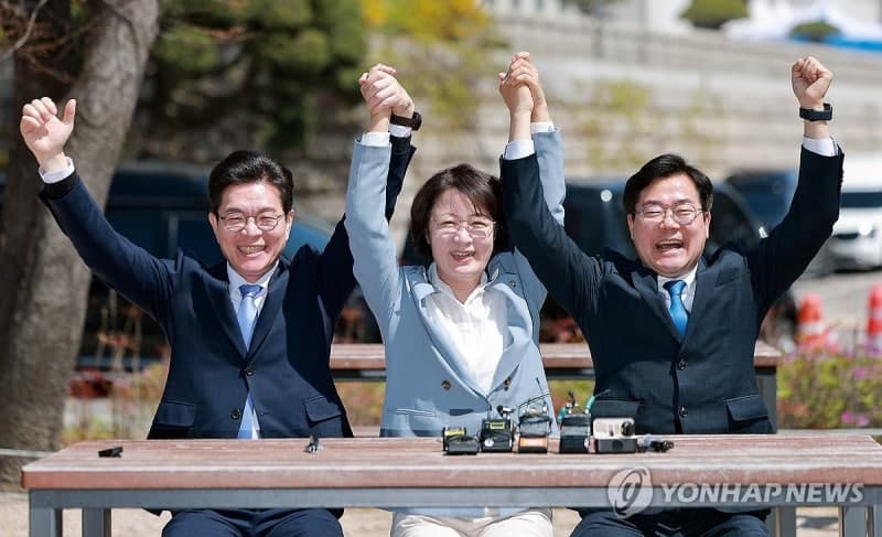정원오·추미애·박찬대, 수도권 공동전선 구축…"李정부 뒷받침·공통 공약 추진"