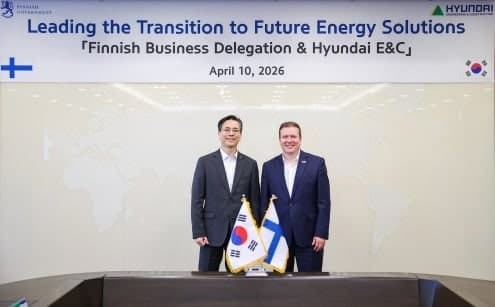 현대건설, 핀란드와 SMR·열에너지 저장 등 친환경 에너지 협력 가속