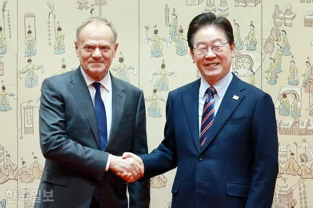 한·폴란드 정상회담, 중동 정세 속 전략 공조 강화…"방산 협력 두텁게 발전"