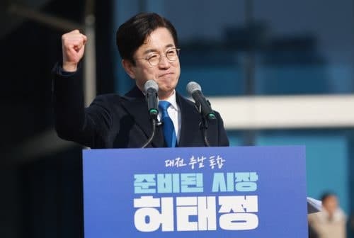 민주당 대전시장 후보에 허태정 전 시장 확정…이장우와 '리턴매치' 성사