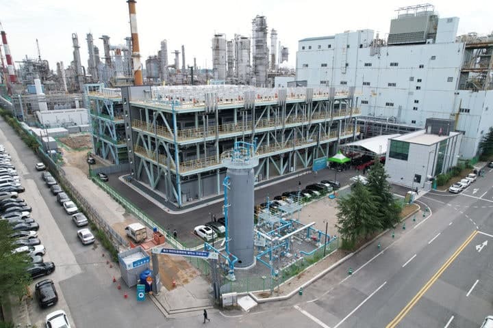 롯데SK에너루트, '울산하이드로젠파워1호' 상업 운전 개시…부생수소 발전 확대