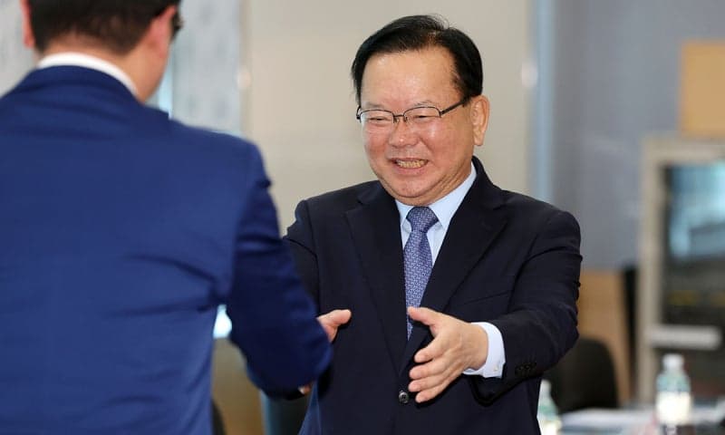 김부겸, 보수 텃밭서 '민생 살림꾼' 공세…"시민들 답답해할 때 뭐 했나" 직격탄