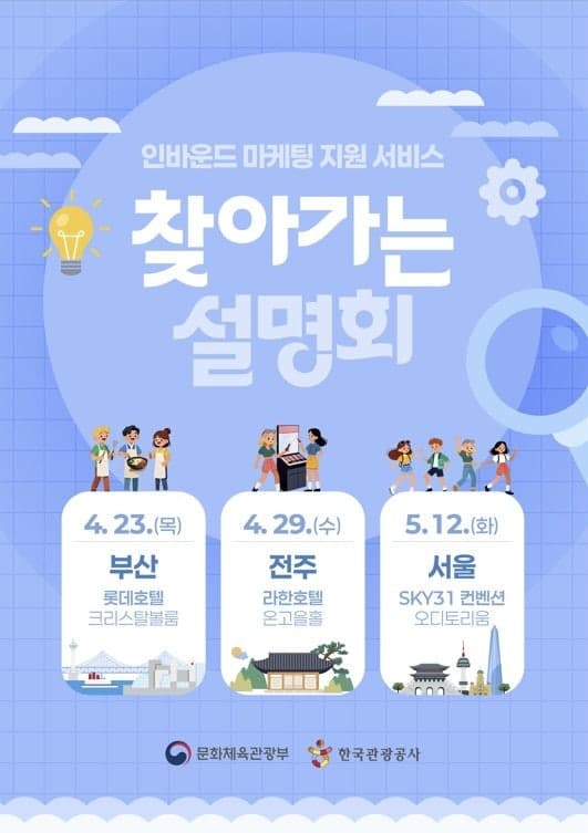 관광공사, "우리 지역에 외국인 유치" 인바운드 마케팅 순회 설명회 개최
