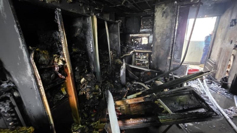 김제 아파트 10층서 불, 7명 연기 흡입 및 부상…50여명 대피