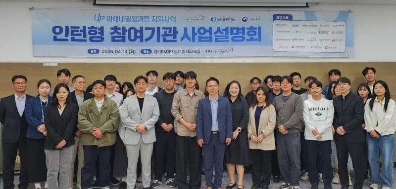 경기도일자리재단, 19개 공공기관 청년인턴 '미래내일 일경험 지원사업' 추진
