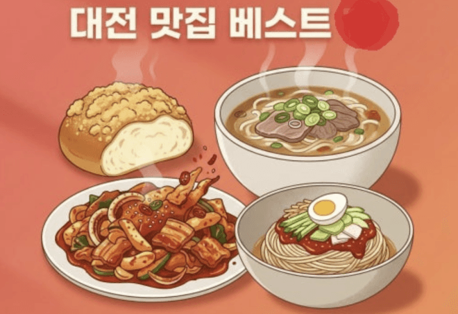 '대전의 맛 3선'에 빵·칼국수·두부두루치기 지정…26년 만에 대표 음식 개편