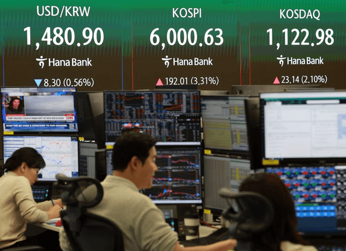 미·이란 협상 기대감, 코스피 6000선 육박