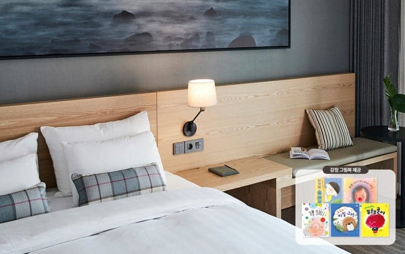 "아이와 독서로 힐링" 스위트호텔, 빨간펜과 손잡고 키즈 패키지 출시