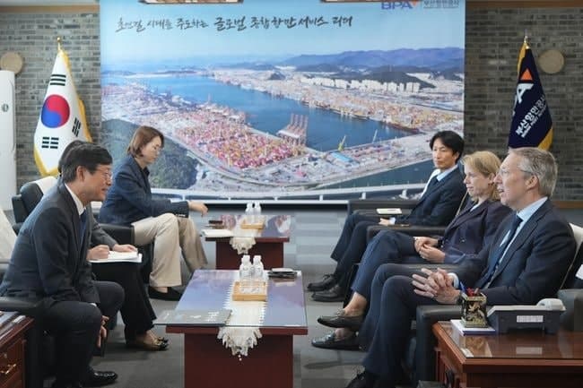 BPA, 네덜란드와 '친환경·콜드체인' 물류협력 논의…유럽 물류망 확장 모색