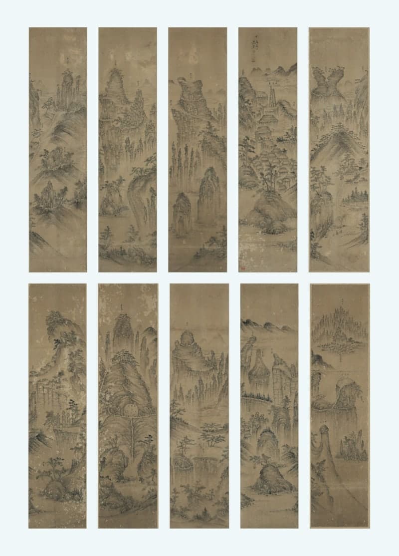 美 메트로폴리탄 소장 '칠보산도', 국내서 10폭 병풍으로 복원