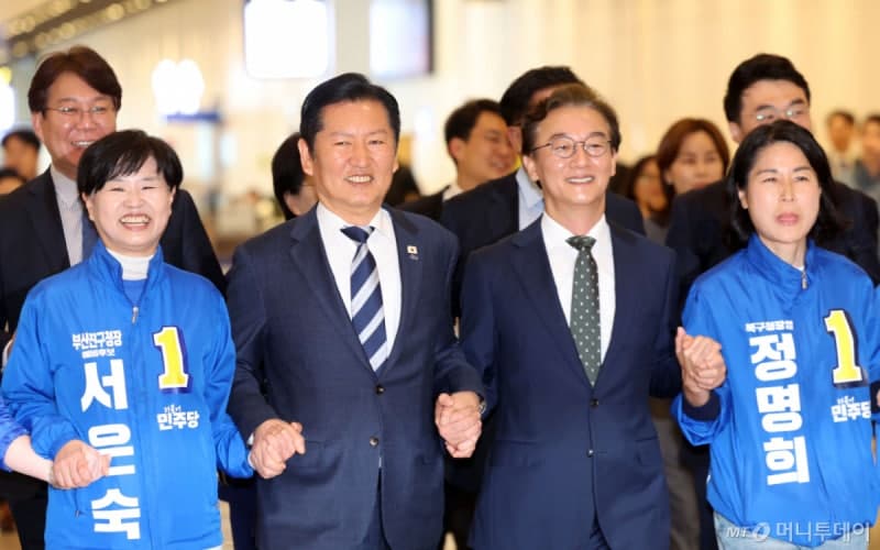 정청래 "부산 중흥 시대, 전재수가 이끌 것" 지원 사격