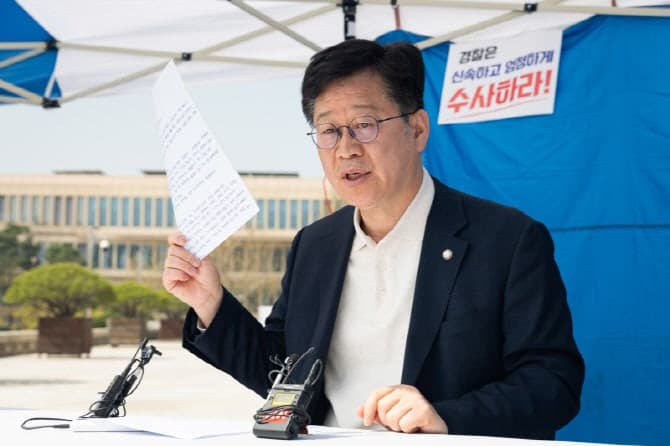 안호영 "이원택 '식사비 대납 의혹' 재감찰 필요…관철될 때까지 단식"