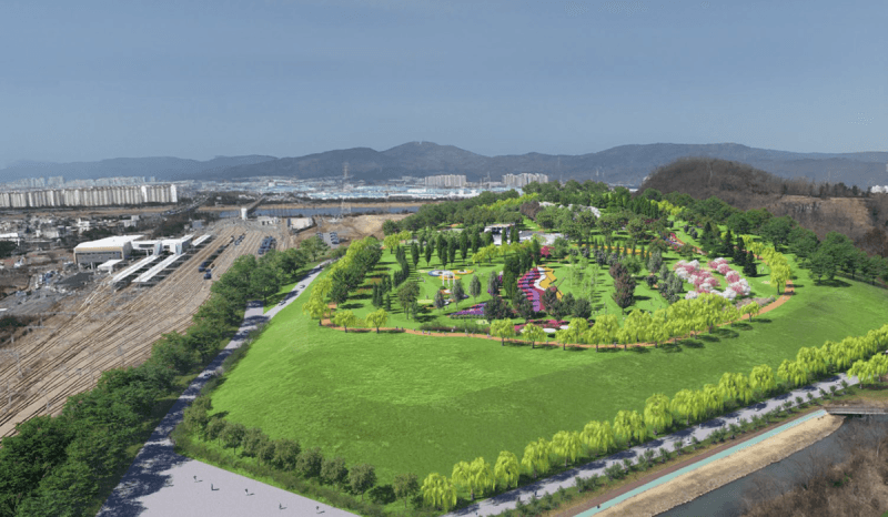 울산 여천 쓰레기매립장, '녹색 스포츠공원'으로 반전…정원형 파크골프장 착공