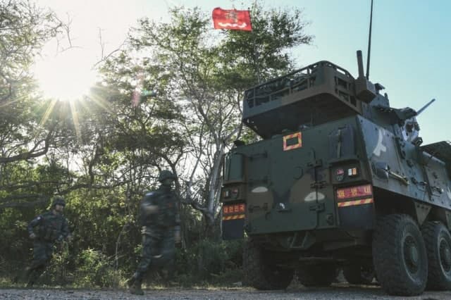 해병대 창설 77주년, 李대통령 "우리 군의 최선봉" 축전