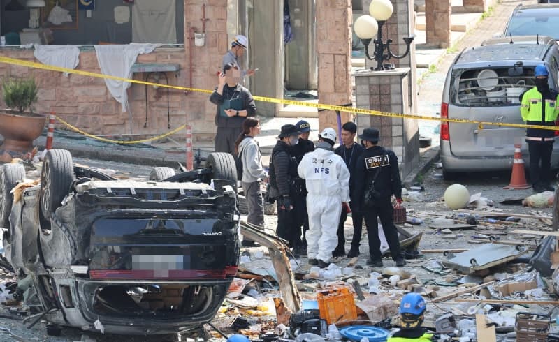 청주 LP가스 폭발, 전날 '가스 냄새' 신고에도 차단장치 꺼져 있었다