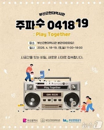 부산관광공사, 부산근현대역사관 '4월 문화체험 프로그램' 개최