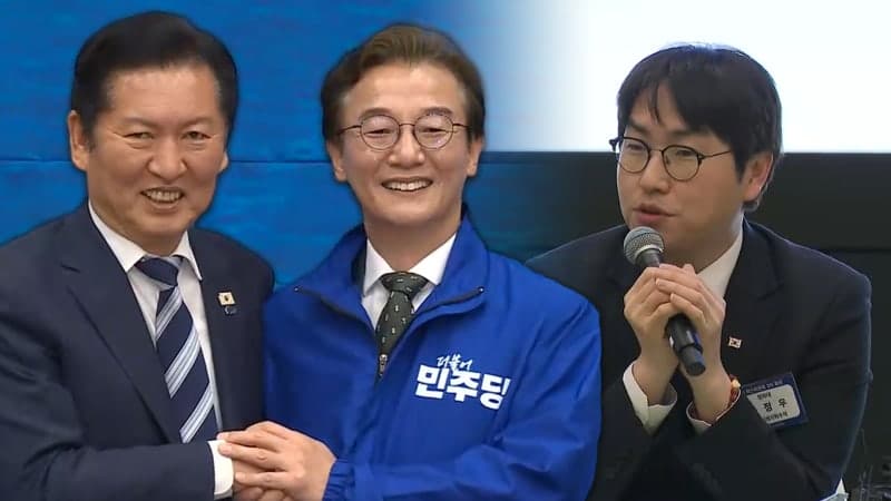 정청래, 부산 찾아 전재수 지원 사격…하정우에 "사랑합니다" 러브콜